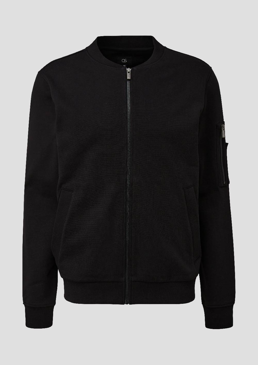 S.Oliver Sweatshirt-Jacke Mit Ärmeltasche