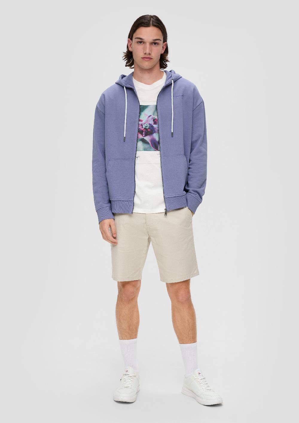 S.Oliver Sweatshirt-Jacke Mit Kapuze