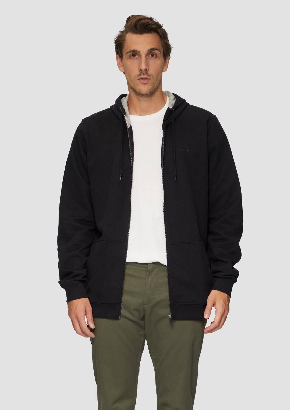 S.Oliver Sweatshirt-Jacke Mit Kapuze