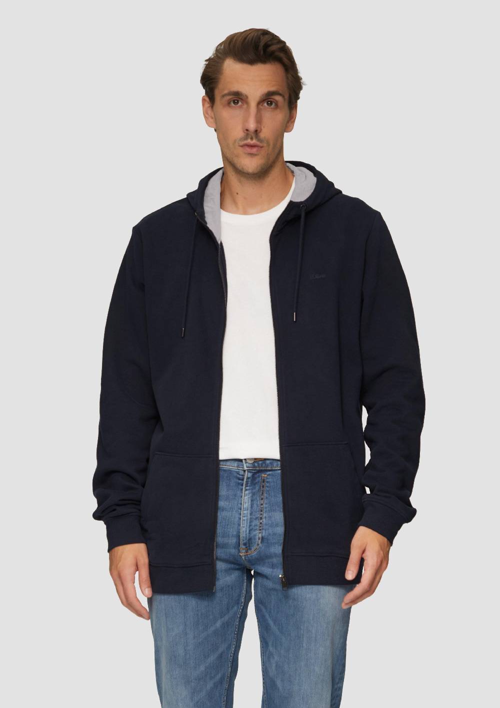 S.Oliver Sweatshirt-Jacke Mit Kapuze