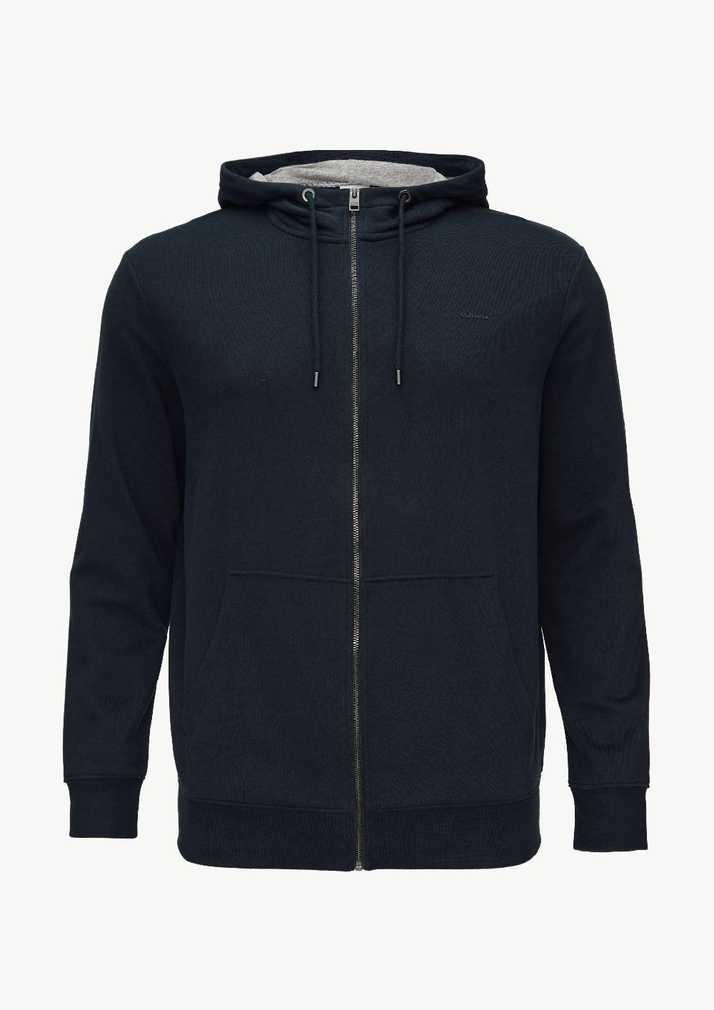 S.Oliver Sweatshirt-Jacke Mit Kapuze Und Logo