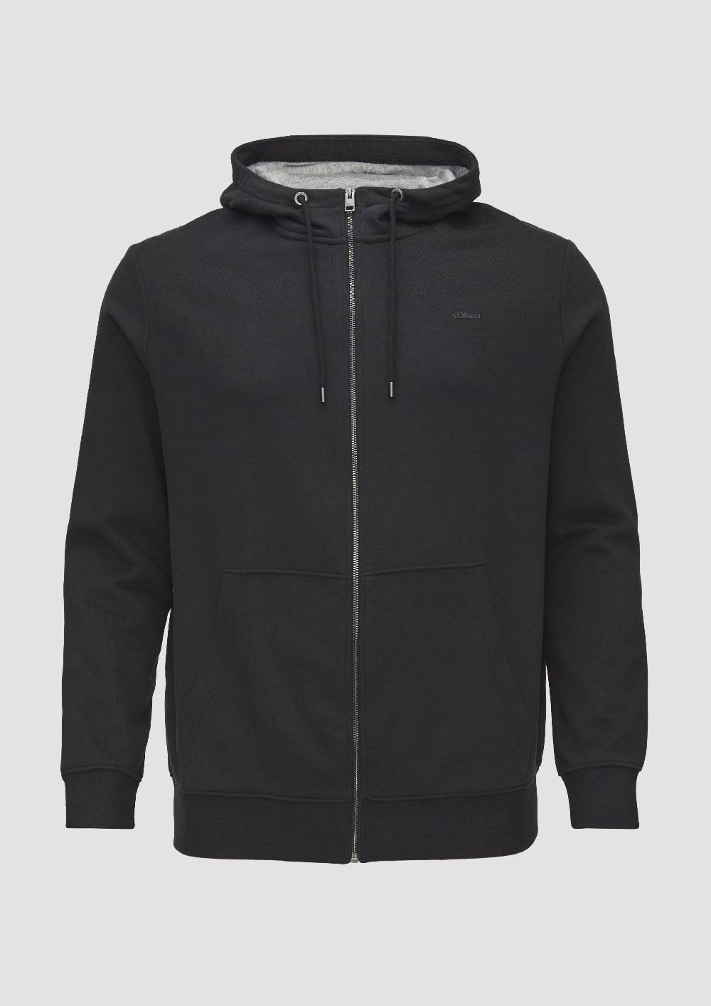 S.Oliver Sweatshirt-Jacke Mit Kapuze Und Logo