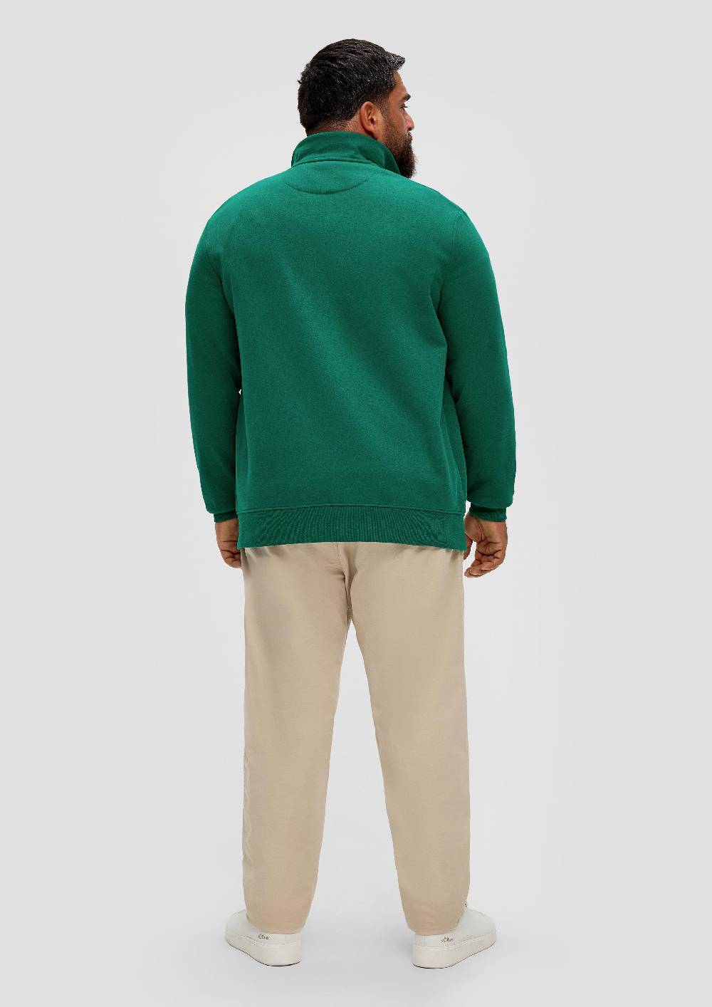 S.Oliver Sweatshirt Jacke Mit Stehkragen