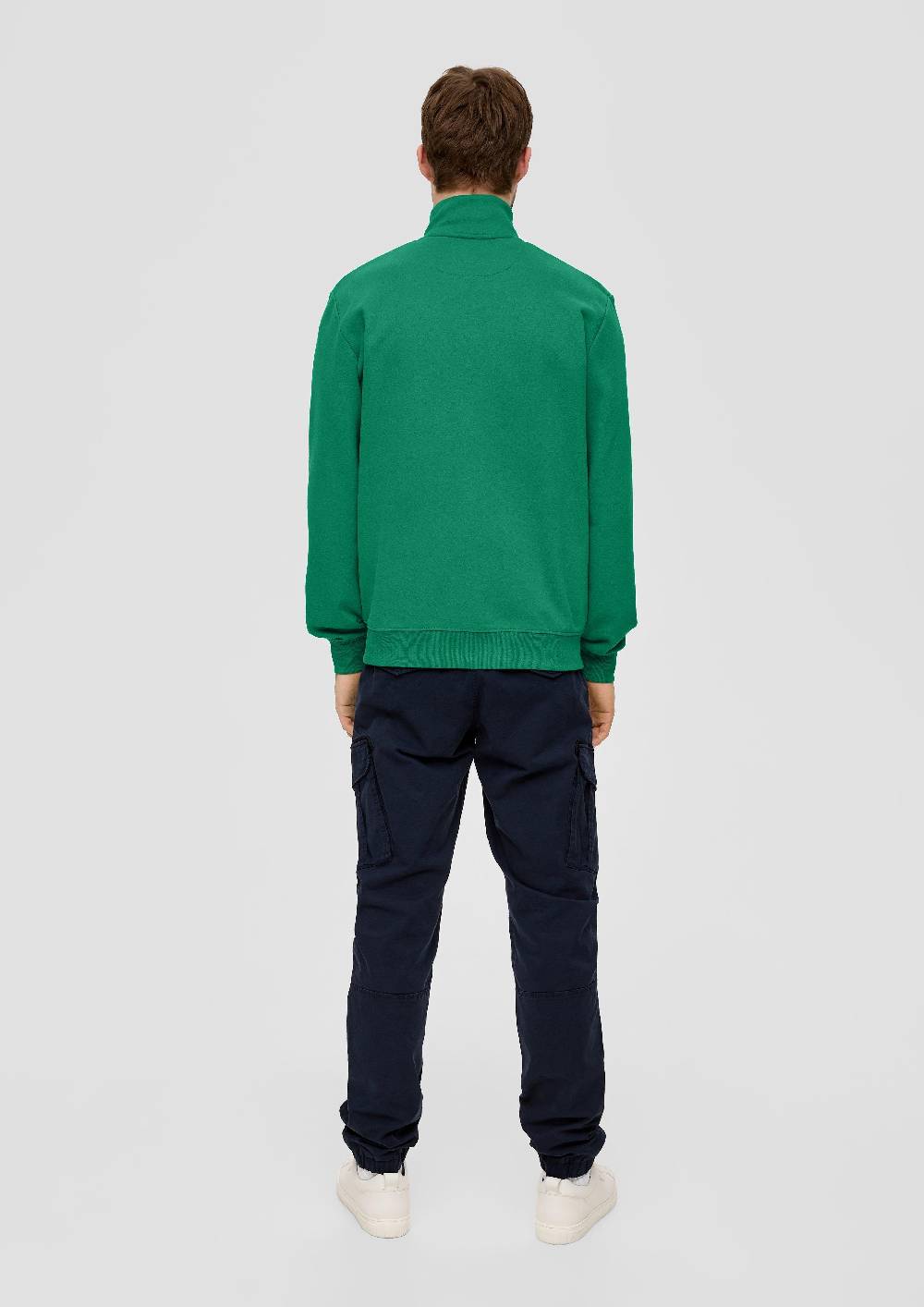 s.Oliver Sweatshirt-Jacke mit Stehkragen