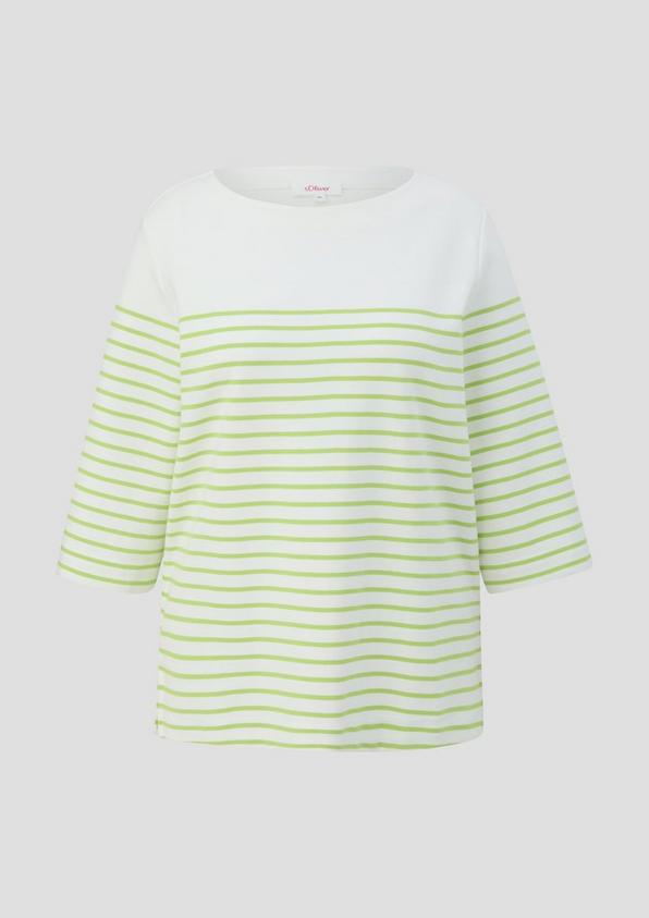 s.Oliver Sweatshirt mit 3/4-Ärmeln