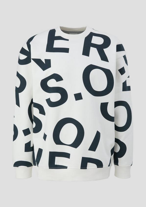 s.Oliver Sweatshirt mit Allover-Print
