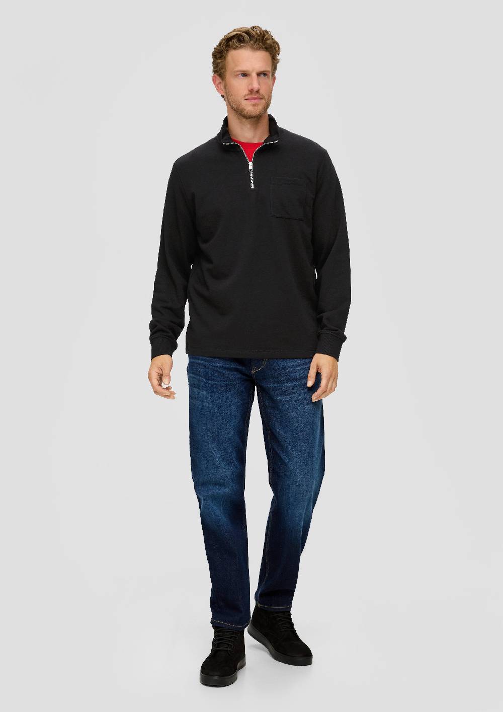 S.Oliver Sweatshirt Mit Brusttasche