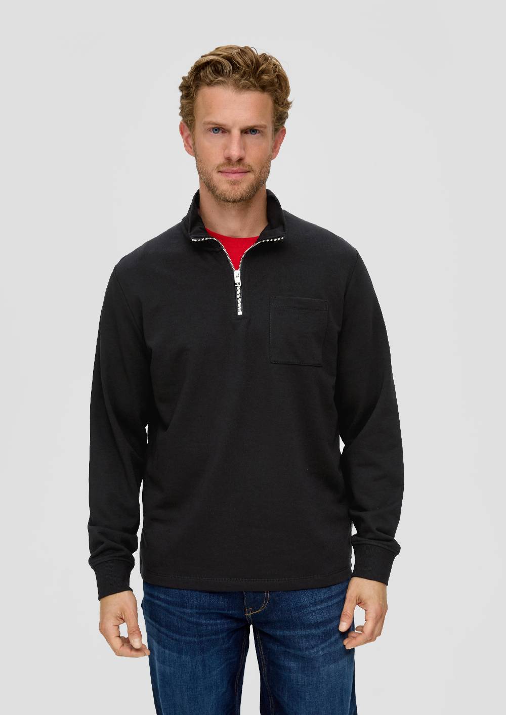 S.Oliver Sweatshirt Mit Brusttasche