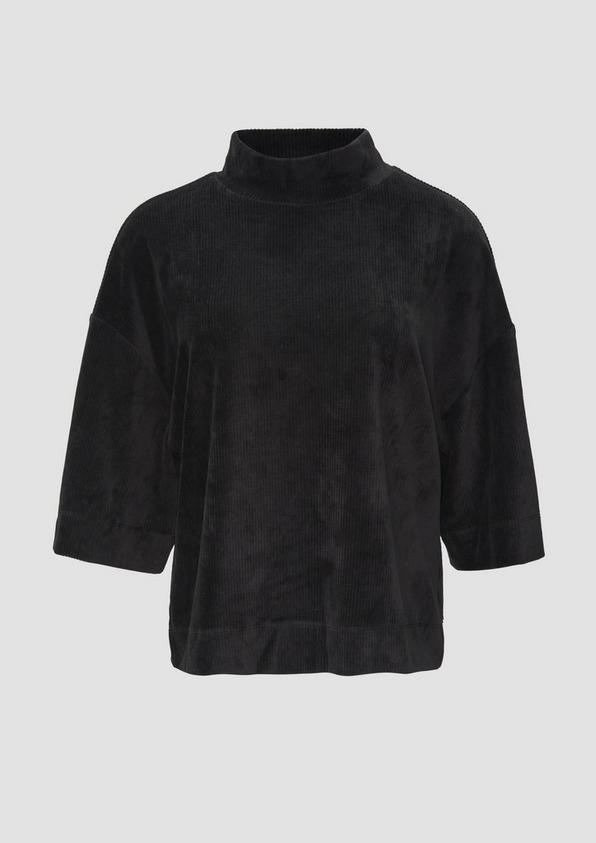 S.Oliver Sweatshirt Mit Cord-Struktur