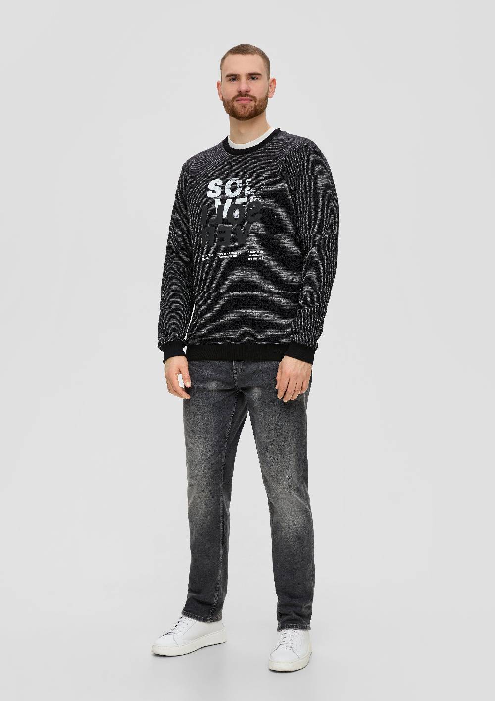 S.Oliver Sweatshirt Mit Frontprint