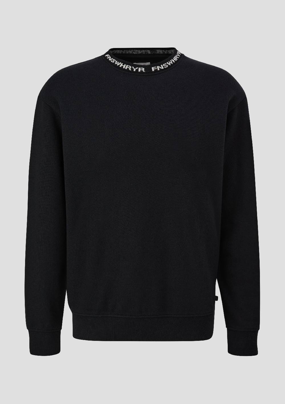 S.Oliver Sweatshirt Mit Jacquard-Blende