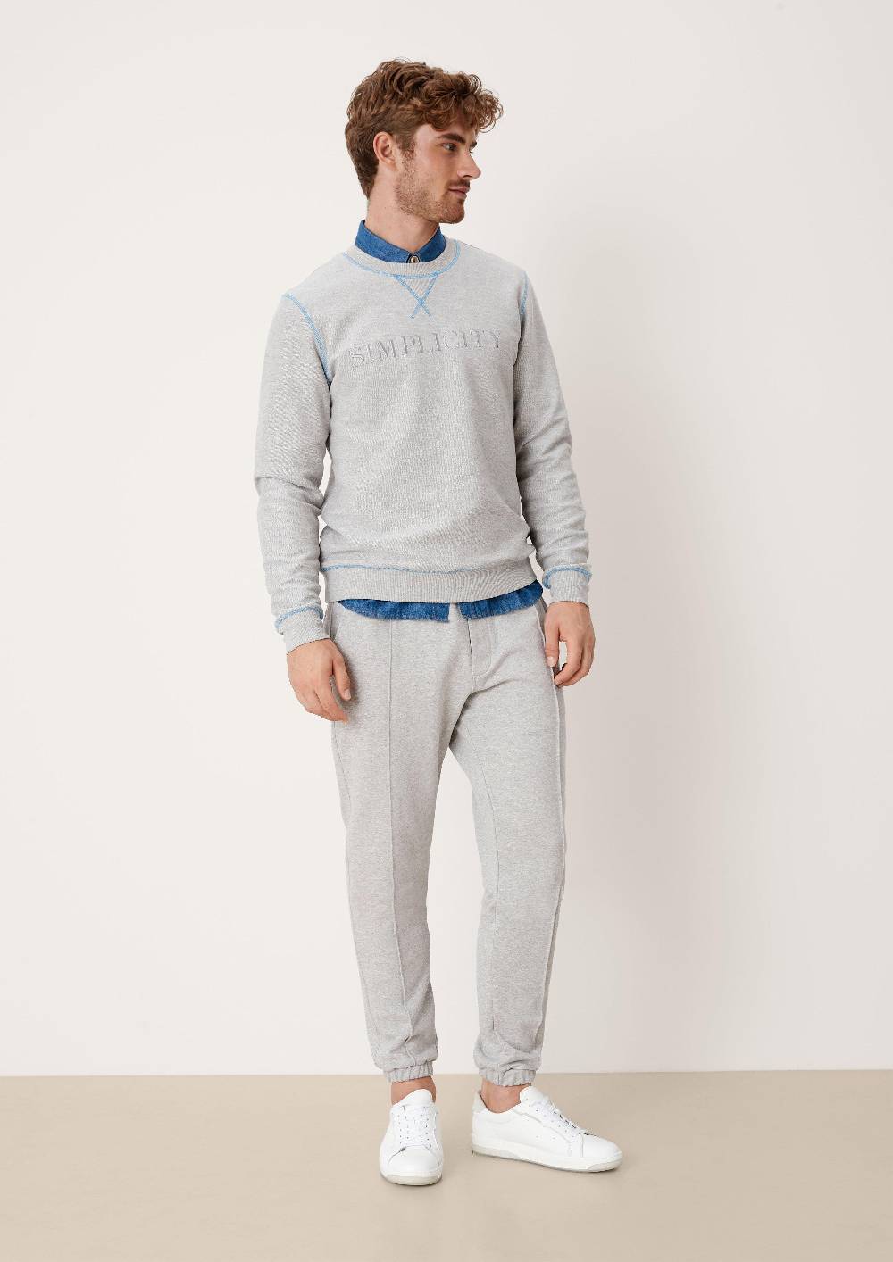 S.Oliver Sweatshirt Mit Kontrast-Naht