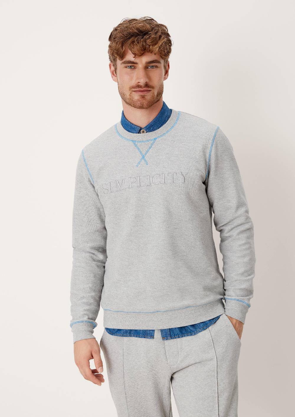 S.Oliver Sweatshirt Mit Kontrast-Naht