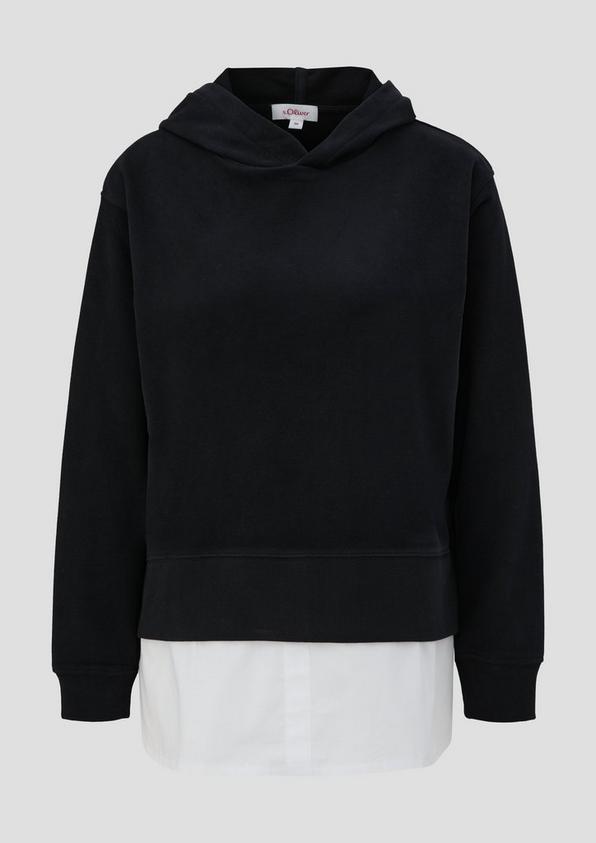 s.Oliver Sweatshirt mit Layering-Detail