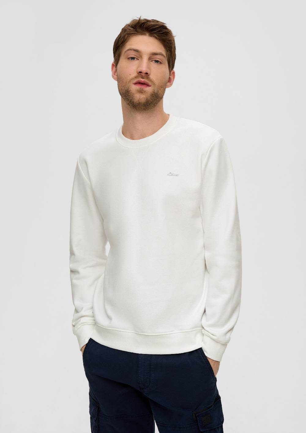 S.Oliver Sweatshirt Mit Logo-Detail