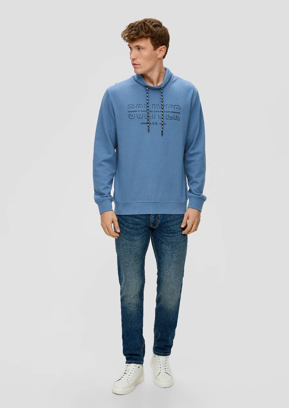 S.Oliver Sweatshirt Mit Logo-Print