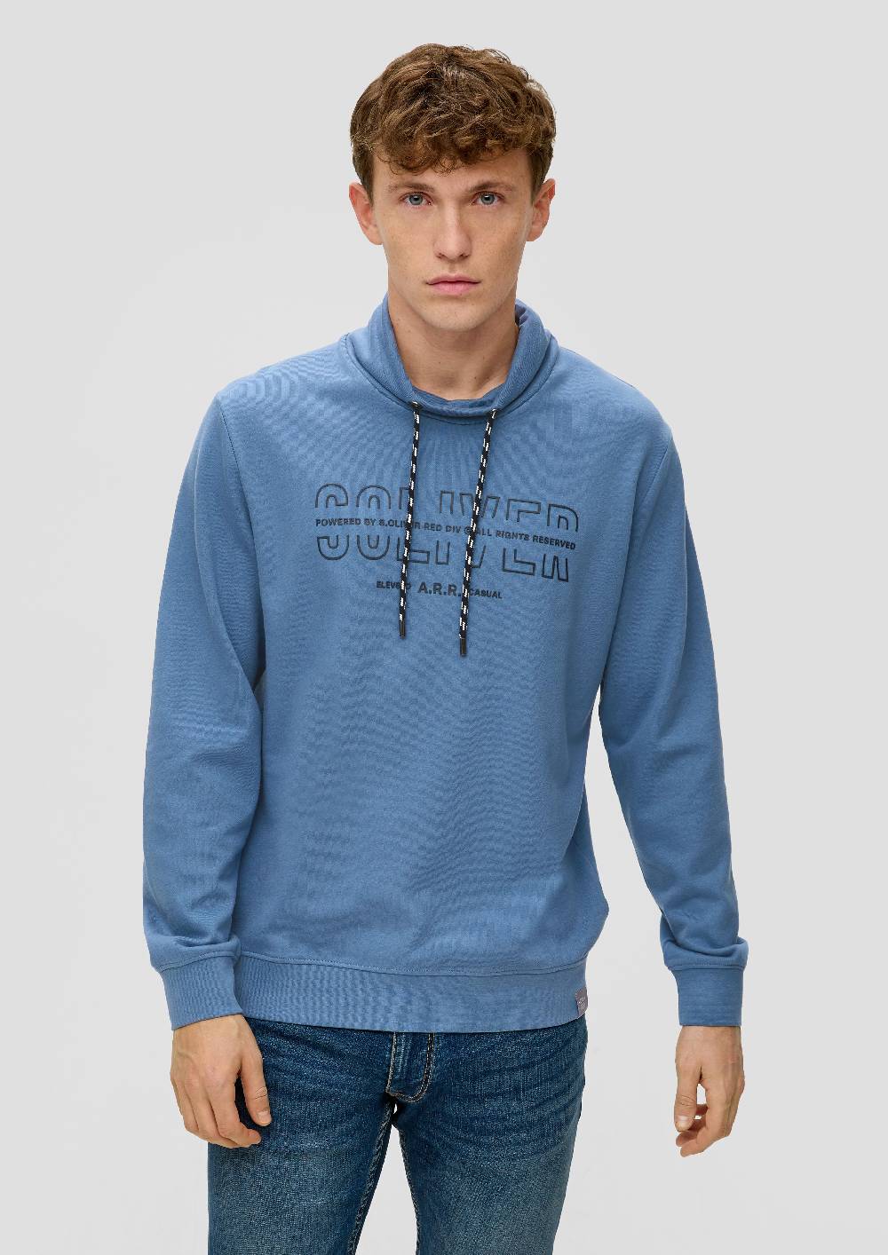 S.Oliver Sweatshirt Mit Logo-Print