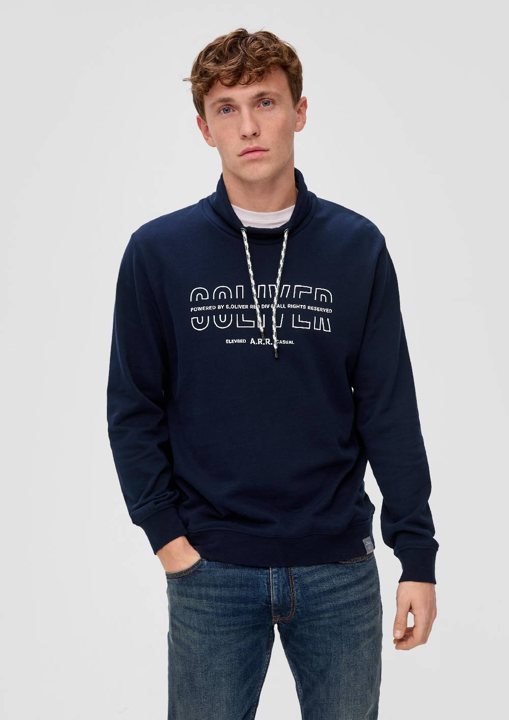 S.Oliver Sweatshirt Mit Logo-Print