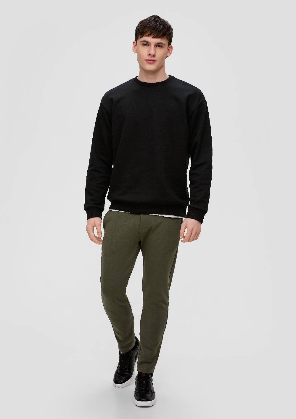 S.Oliver Sweatshirt Mit Logo-Stickerei