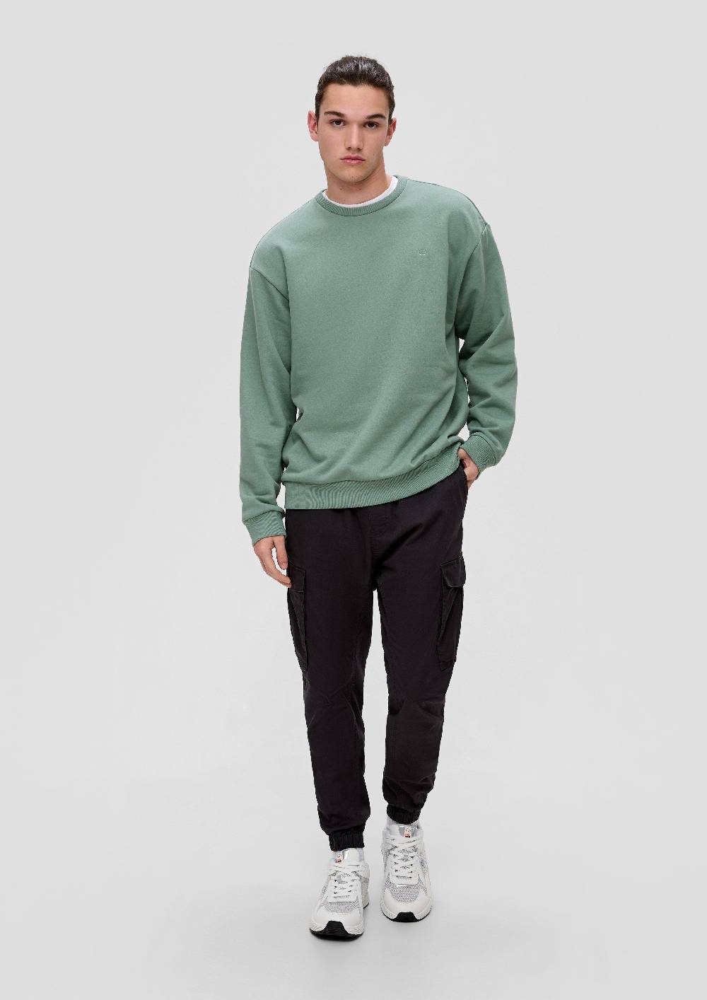 S.Oliver Sweatshirt Mit Logo-Stickerei