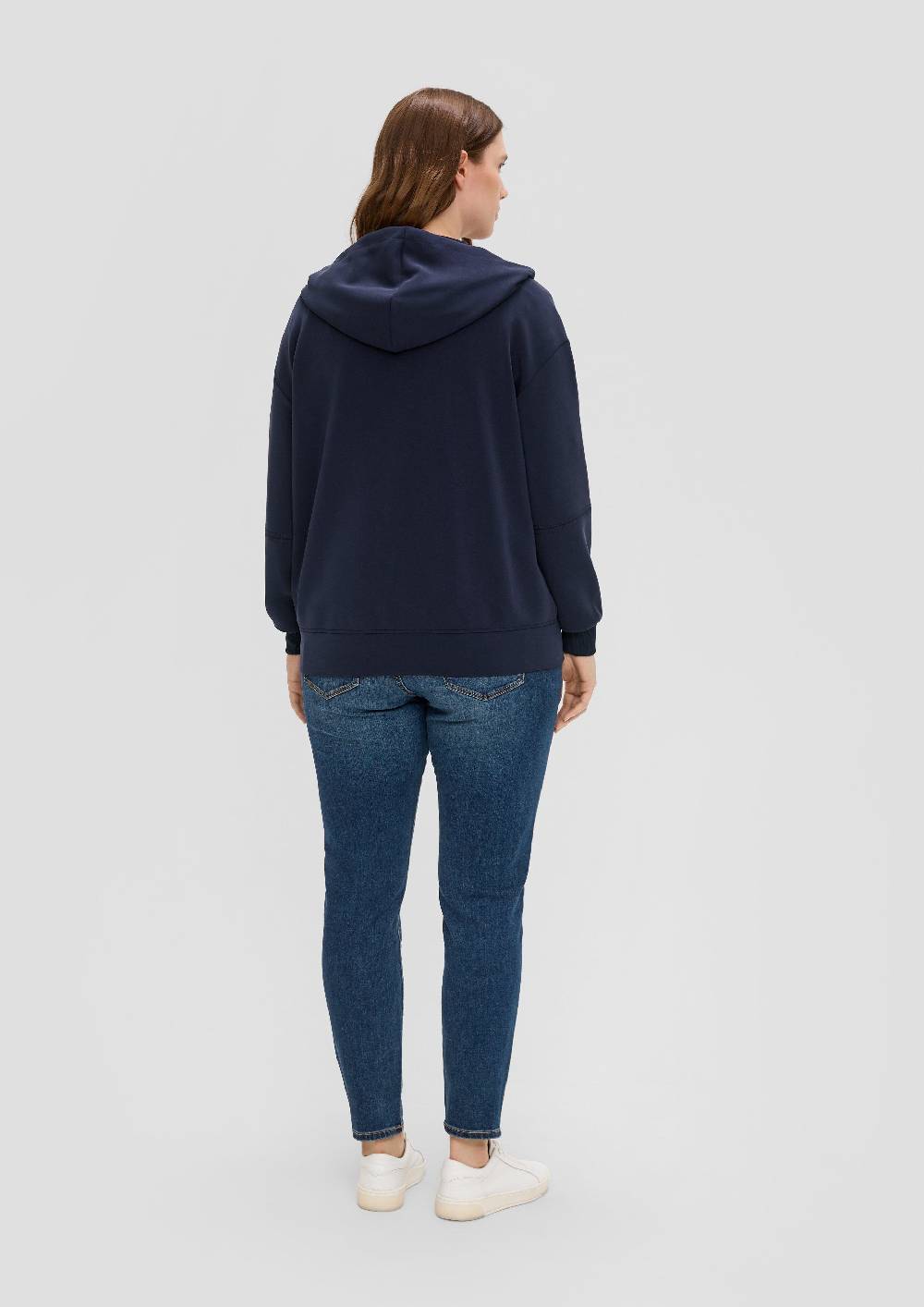 S.Oliver Sweatshirtjacke Aus Scuba