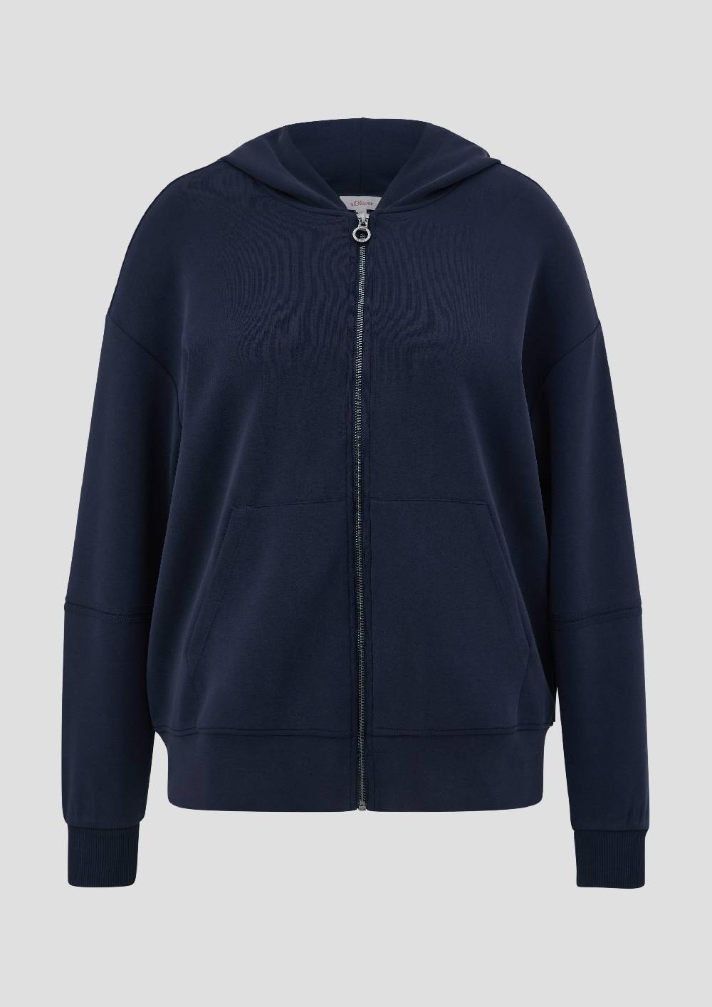 S.Oliver Sweatshirtjacke Aus Scuba