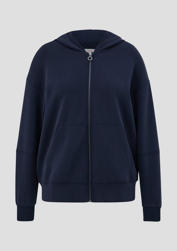 s.Oliver Sweatshirtjacke aus Scuba