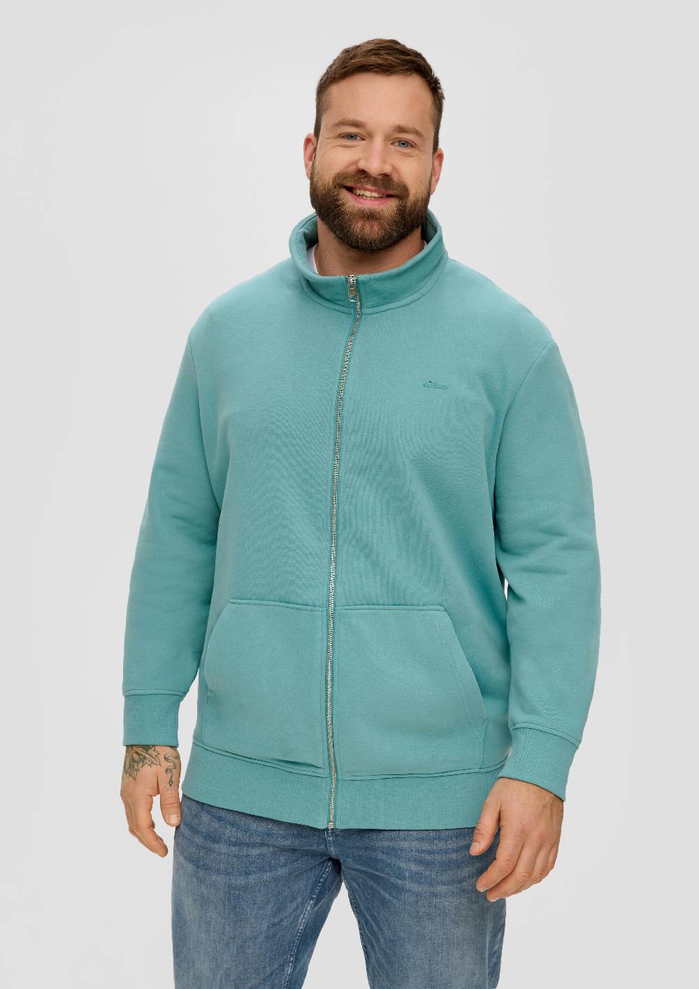 S.Oliver Sweatshirtjacke Mit Reißverschluss