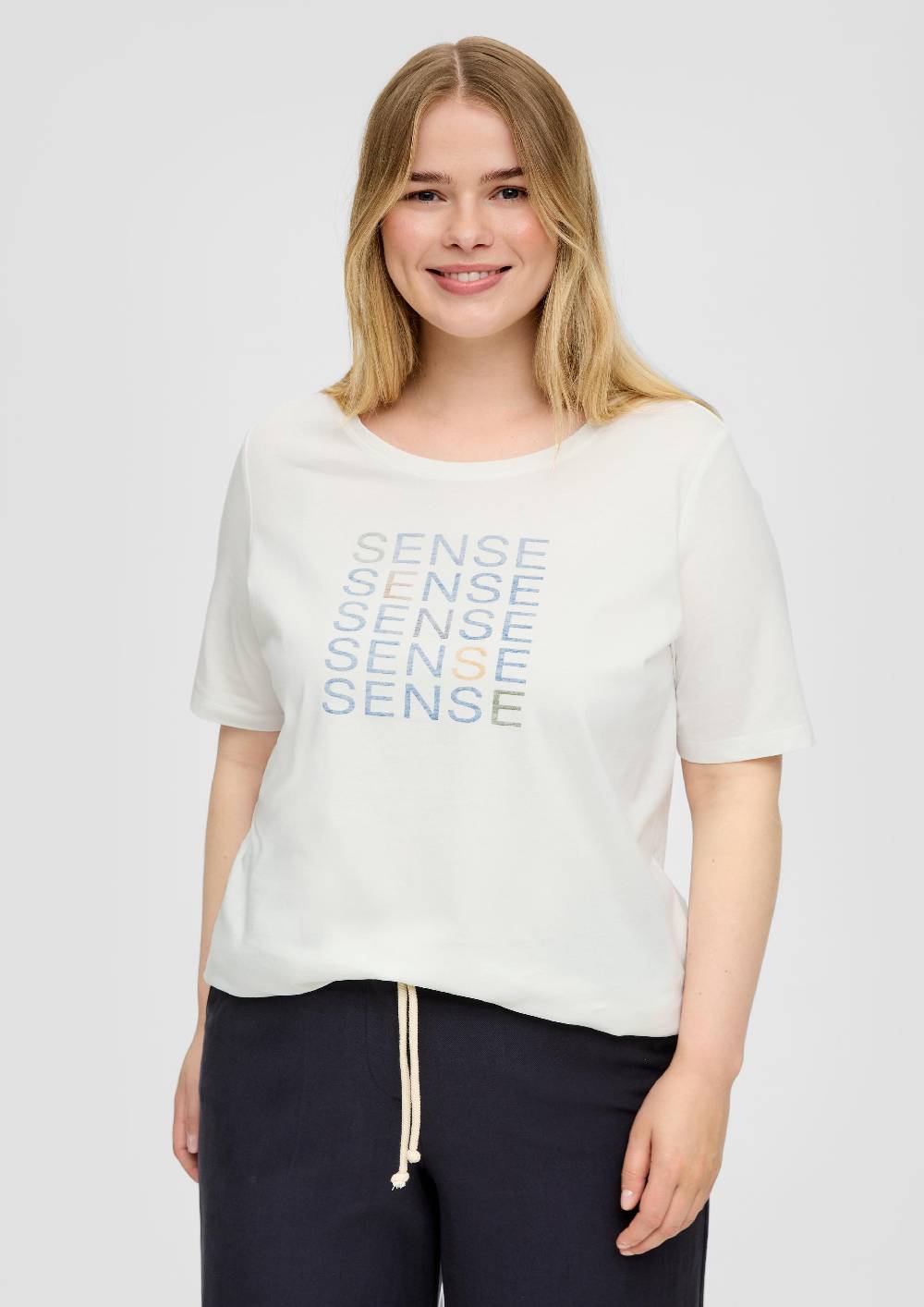 S.Oliver T-Shirt Aus Baumwolle