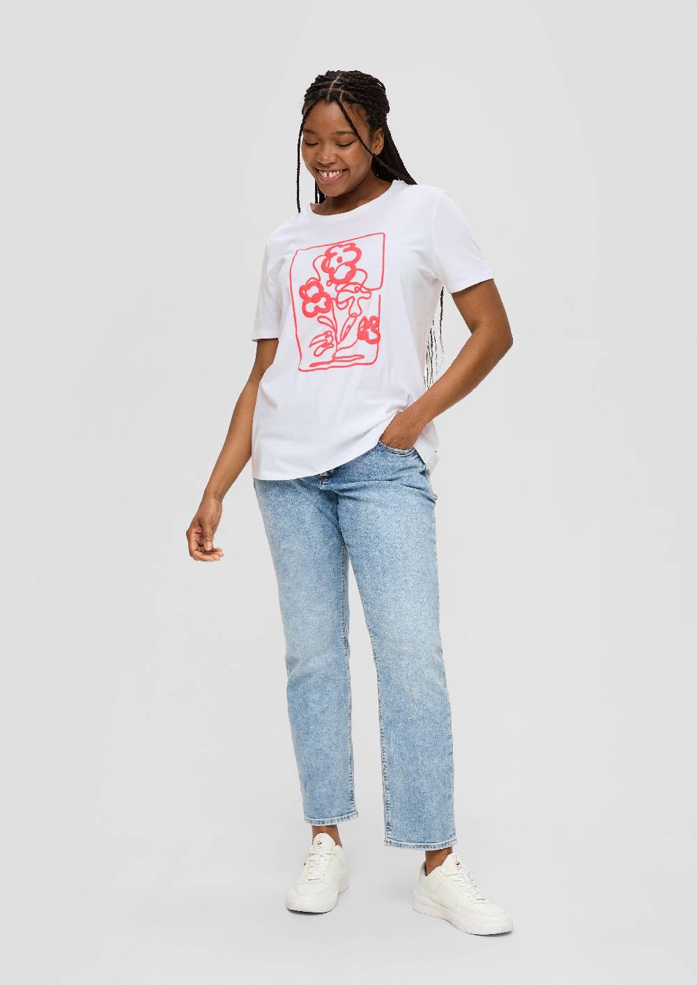 S.Oliver T-Shirt Aus Baumwolle