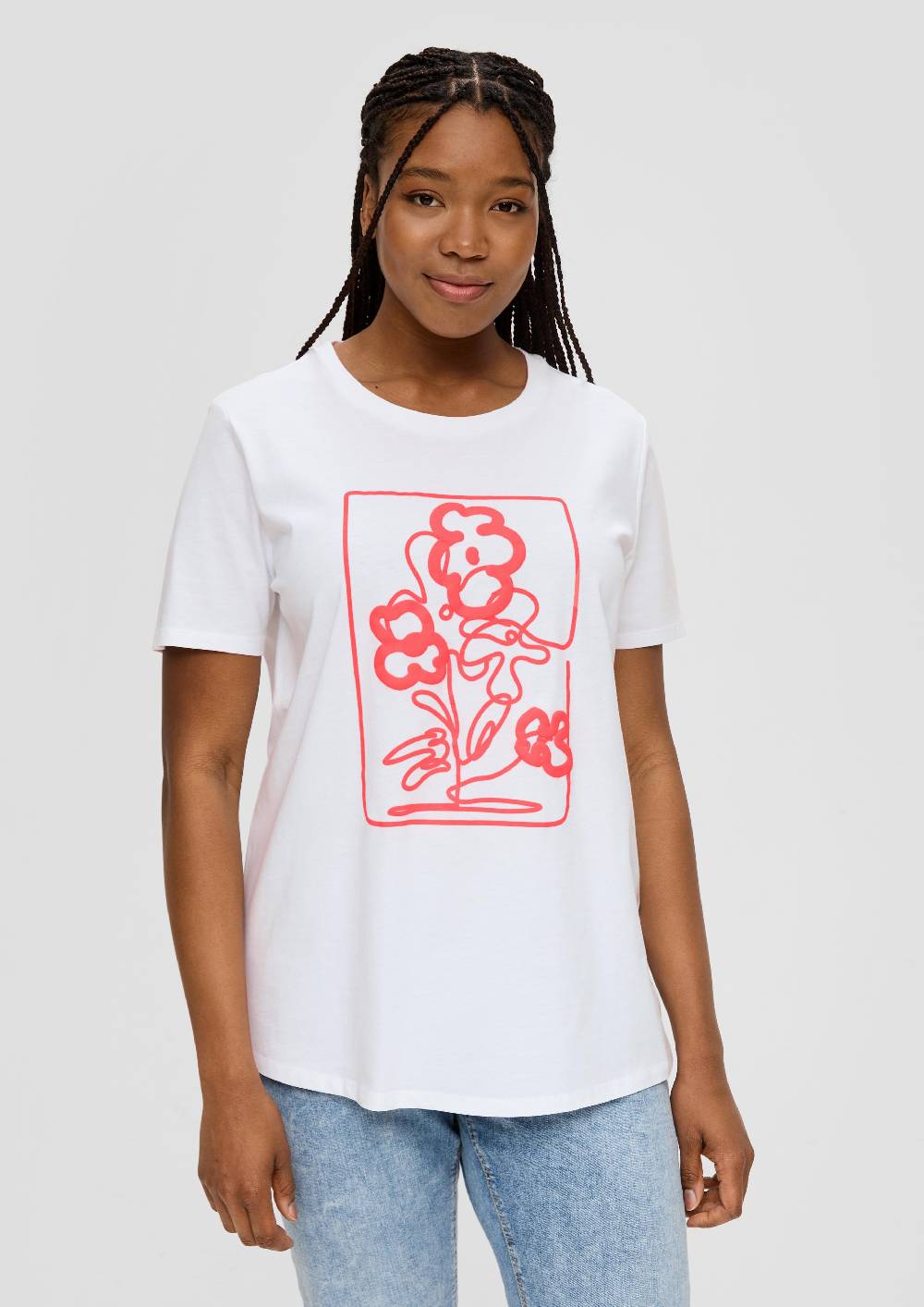 S.Oliver T-Shirt Aus Baumwolle