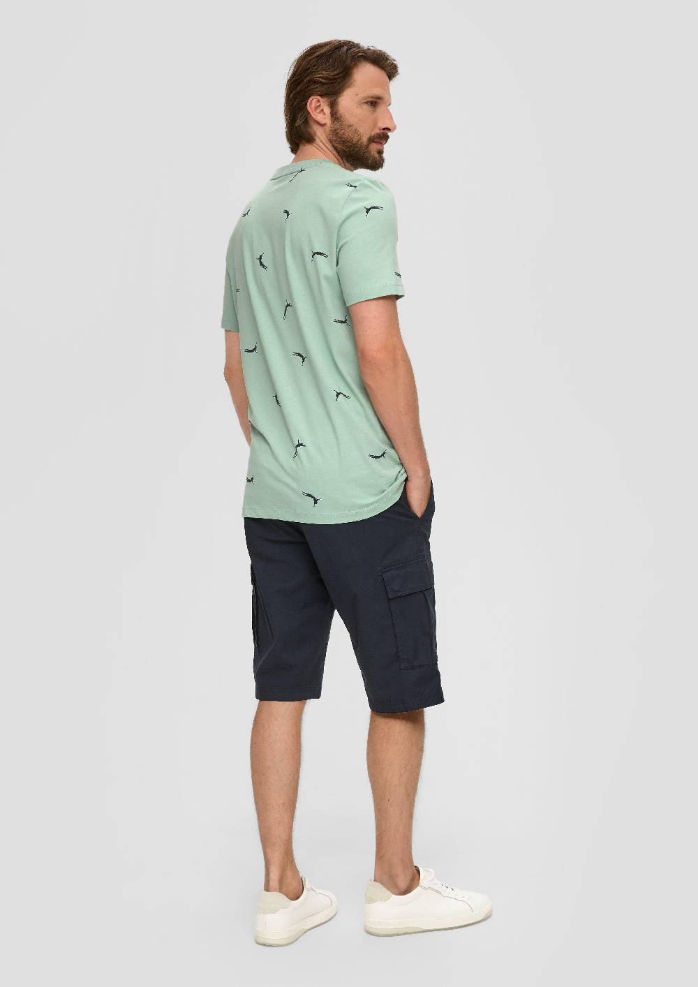 S.Oliver T-Shirt Aus Baumwolle Mit All-over-Print