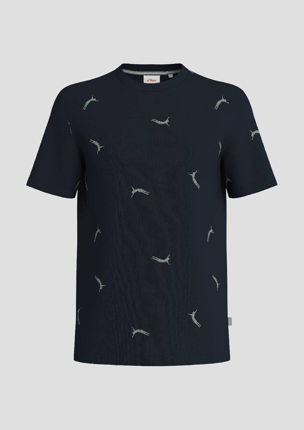 S.Oliver T-Shirt Aus Baumwolle Mit All-over-Print