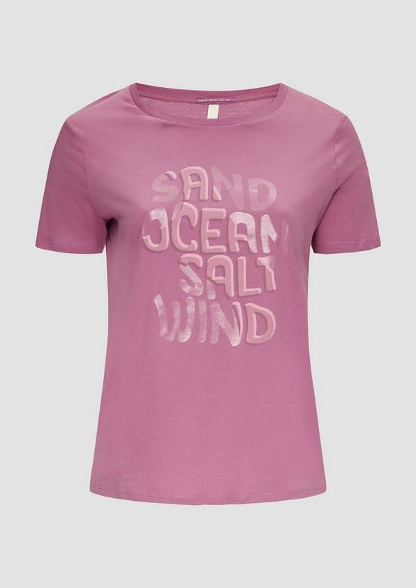 s.Oliver T-Shirt aus Baumwolle mit Front-Print