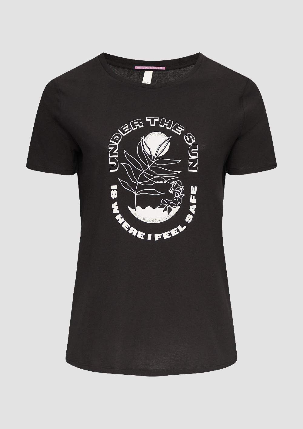 S.Oliver T-Shirt Aus Baumwolle Mit Front-Print