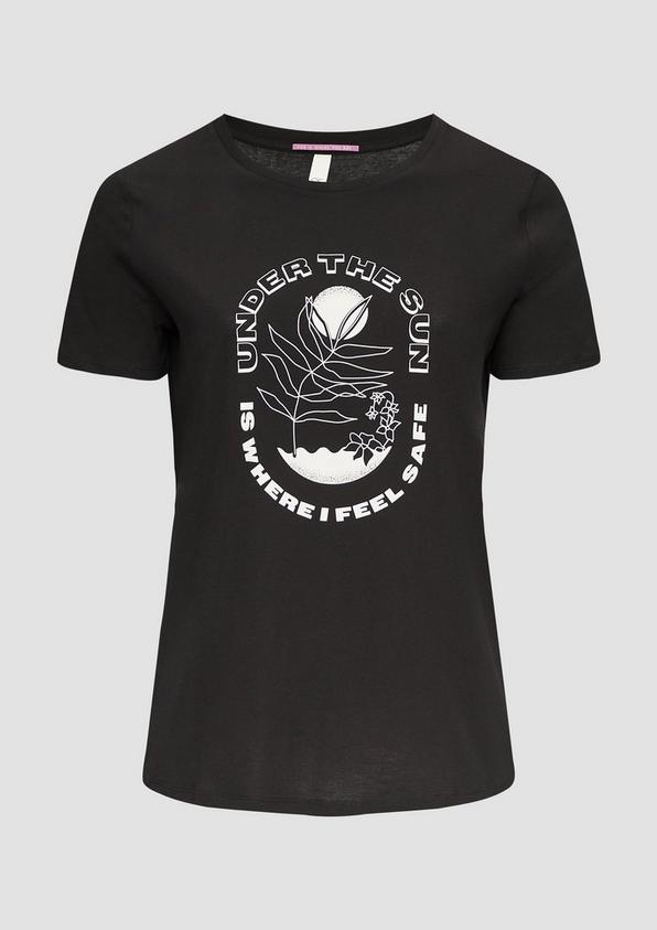 s.Oliver T-Shirt aus Baumwolle mit Front-Print