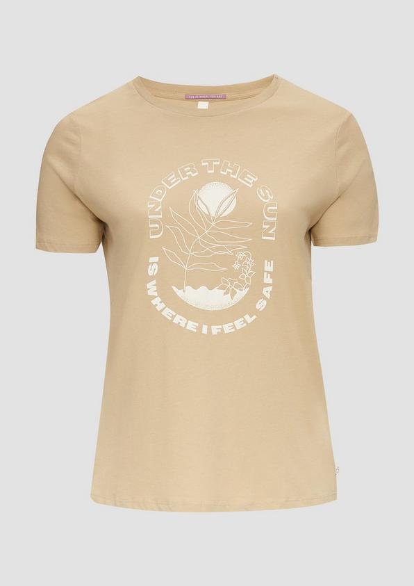 s.Oliver T-Shirt aus Baumwolle mit Front-Print