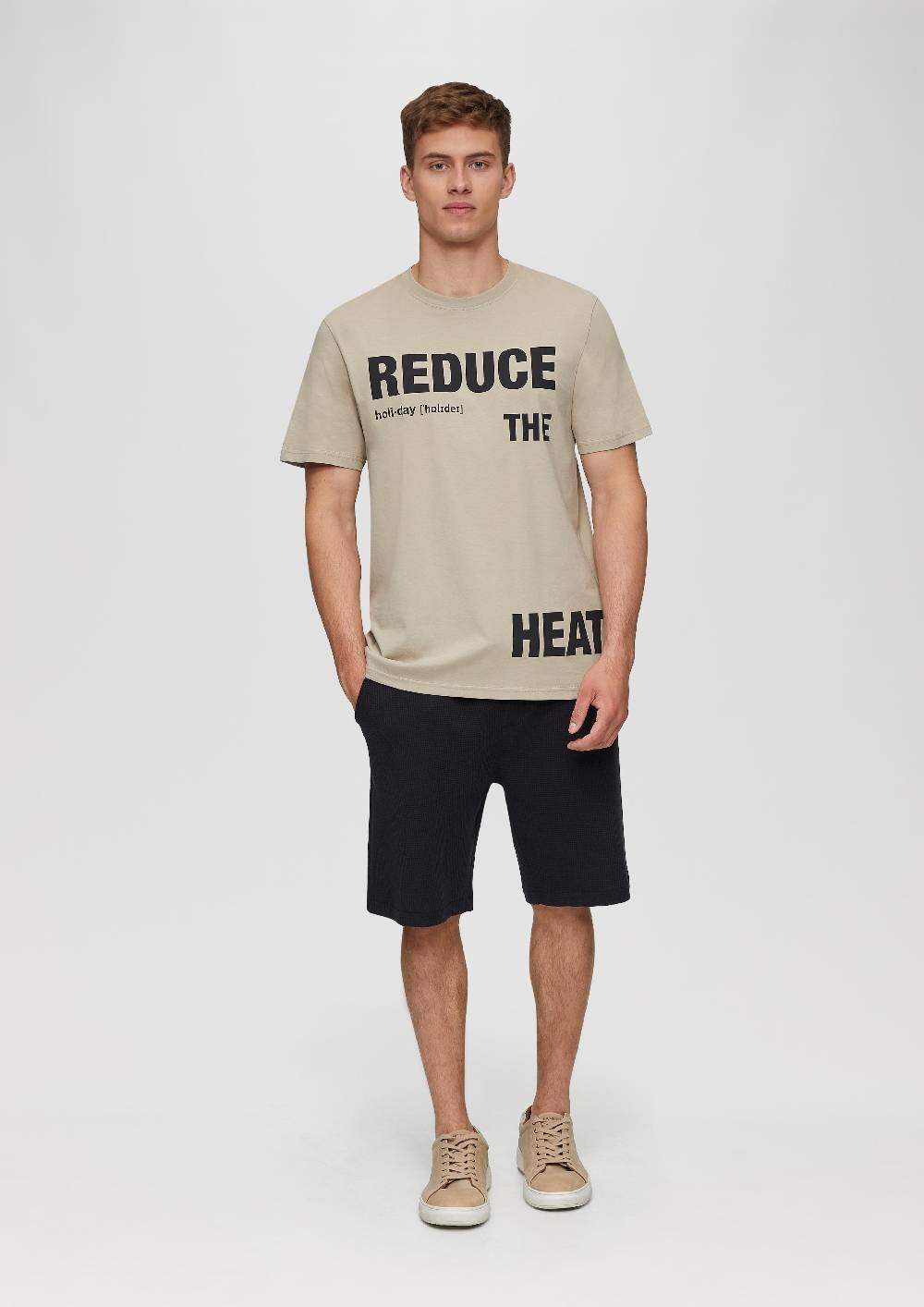 S.Oliver T-Shirt Aus Baumwolle Mit Frontprint