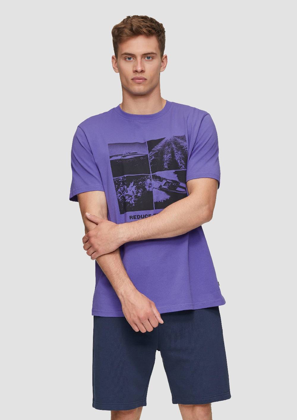 S.Oliver T-Shirt Aus Baumwolle Mit Frontprint