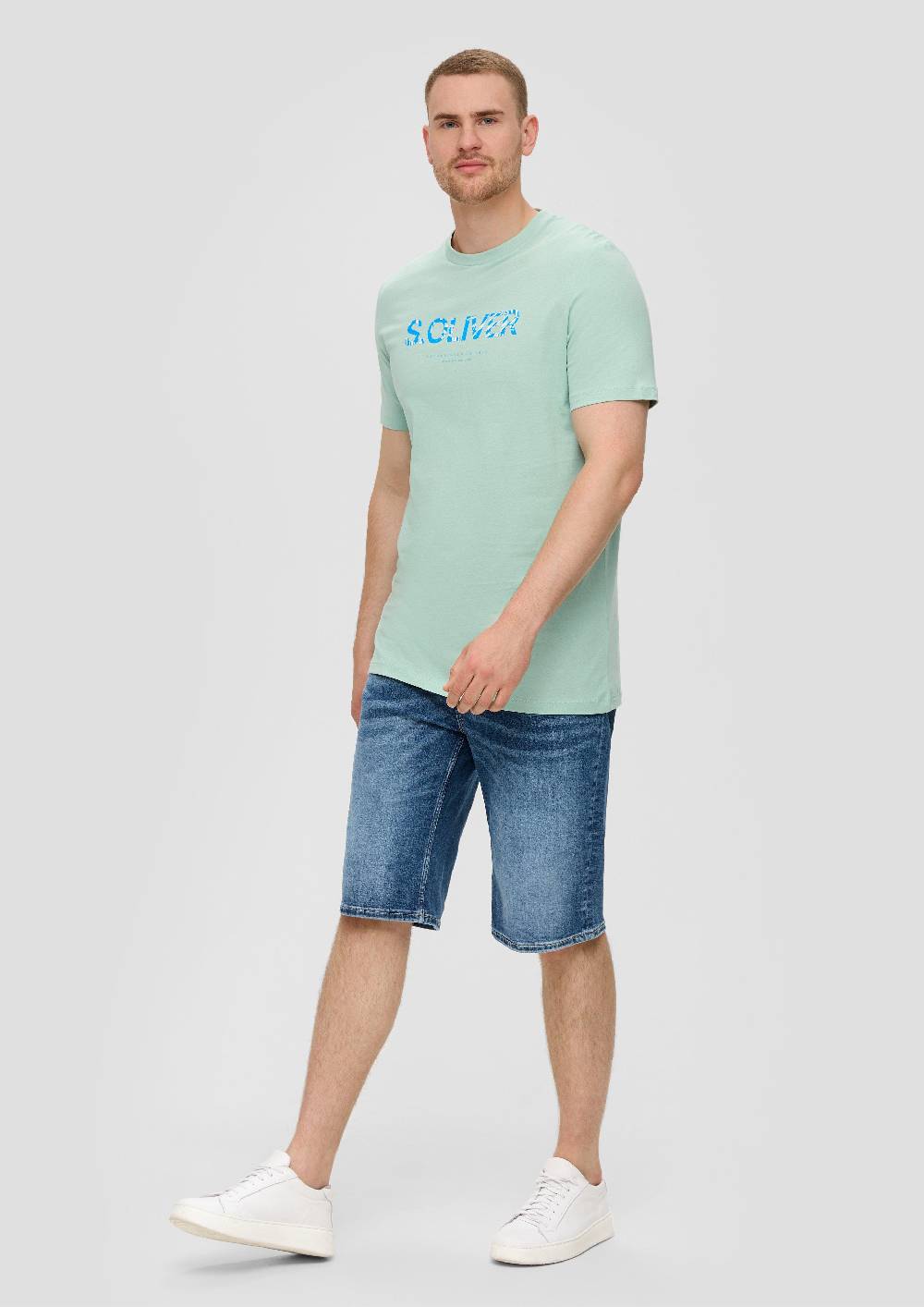 S.Oliver T-Shirt Aus Baumwolle Mit Frontprint