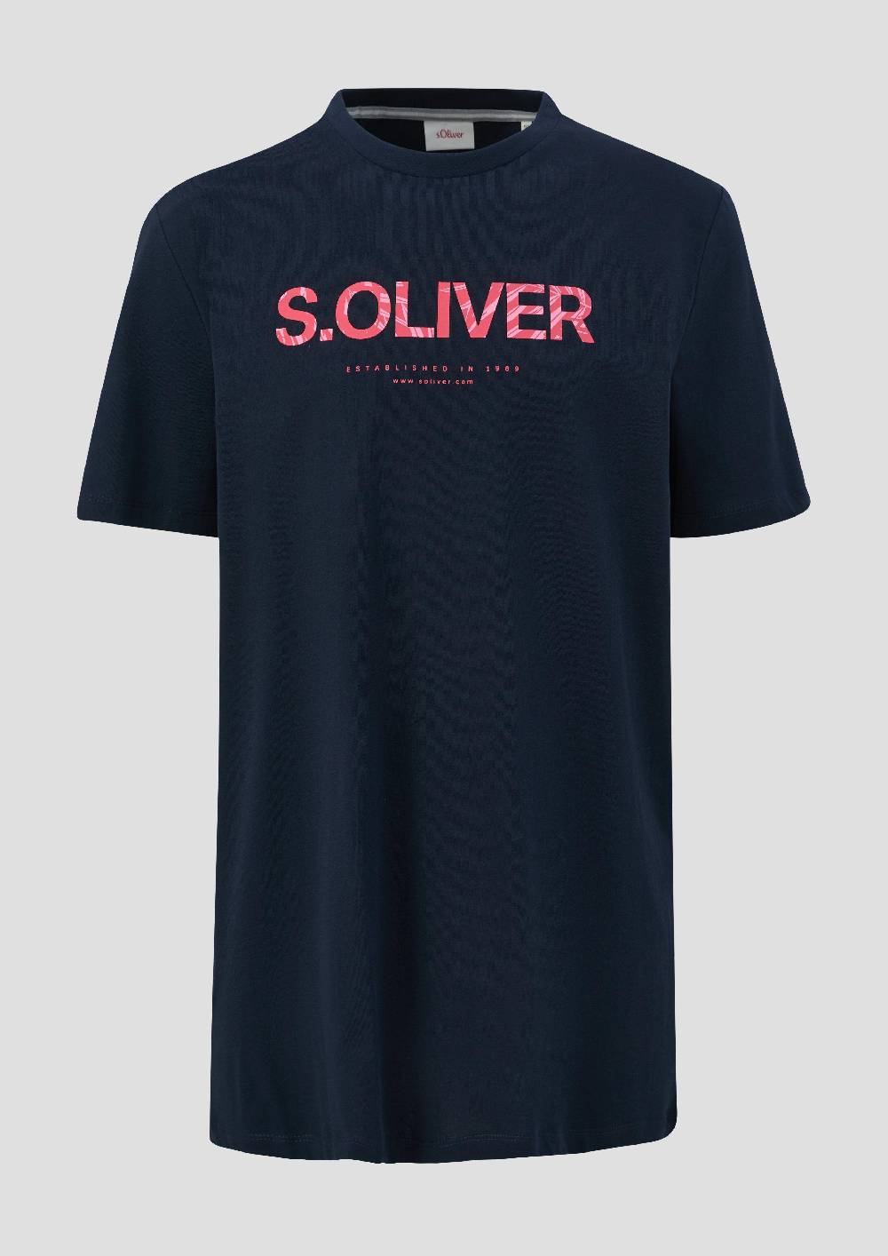 S.Oliver T-Shirt Aus Baumwolle Mit Frontprint