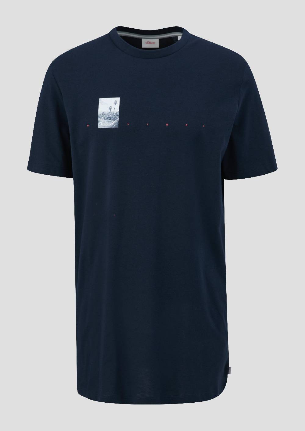 S.Oliver T-Shirt Aus Baumwolle Mit Frontprint