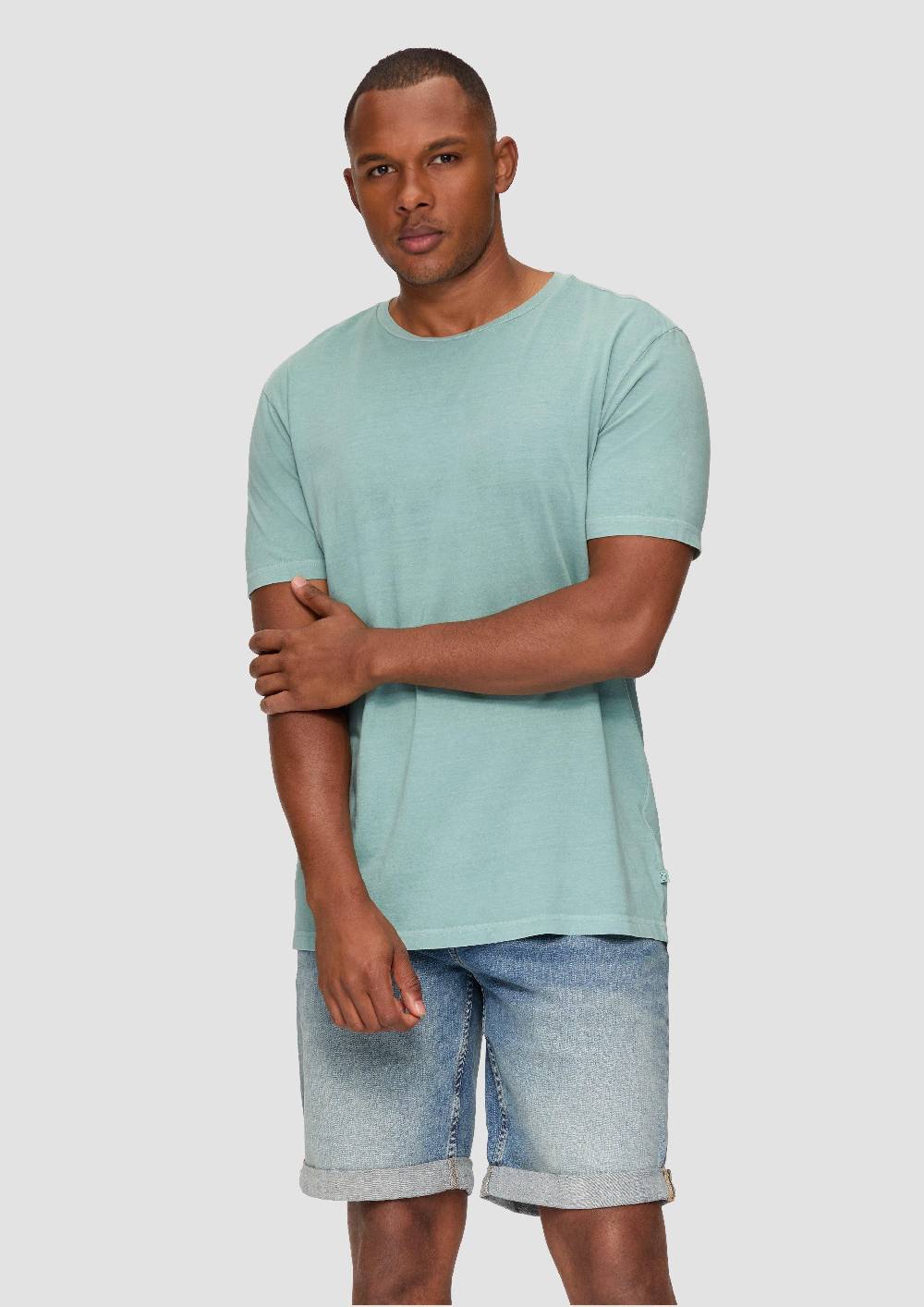 S.Oliver T-Shirt Aus Baumwolle Mit Garment Dye