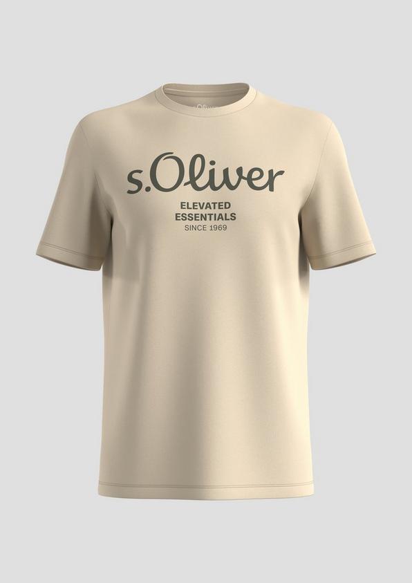 s.Oliver T-Shirt aus Baumwolle mit Label-Print