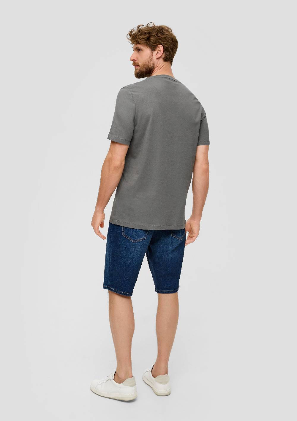 S.Oliver T-Shirt Aus Baumwolle Mit Label-Print