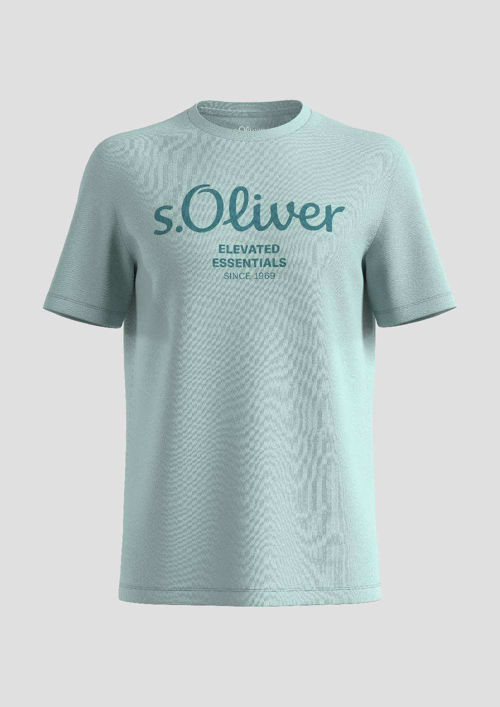 S.Oliver T-Shirt Aus Baumwolle Mit Label-Print