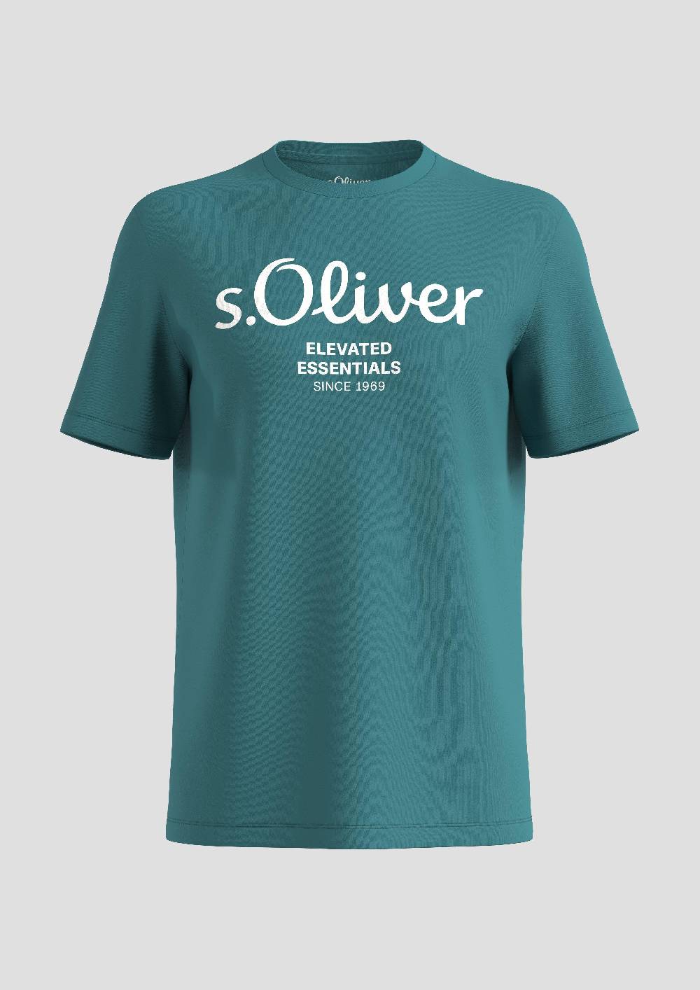 S.Oliver T-Shirt Aus Baumwolle Mit Label-Print