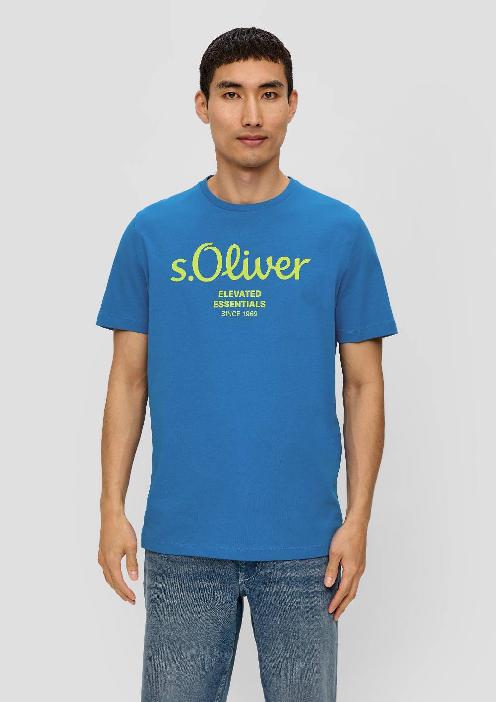 S.Oliver T-Shirt Aus Baumwolle Mit Label-Print