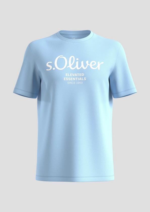 s.Oliver T-Shirt aus Baumwolle mit Label-Print