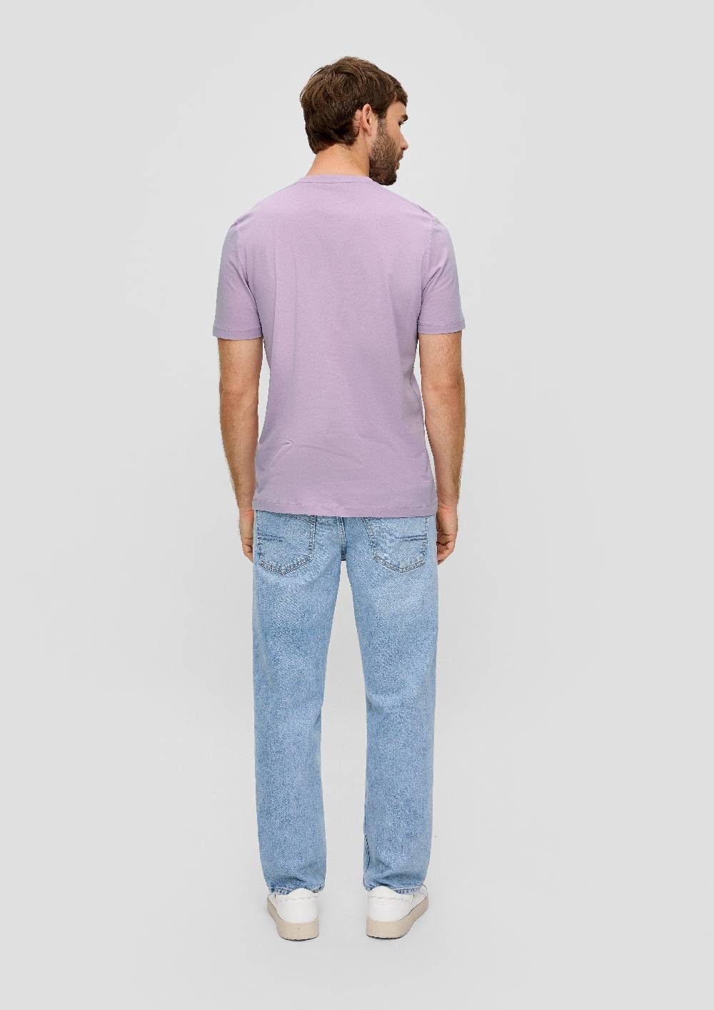 S.Oliver T-Shirt Aus Baumwolle Mit Label-Print